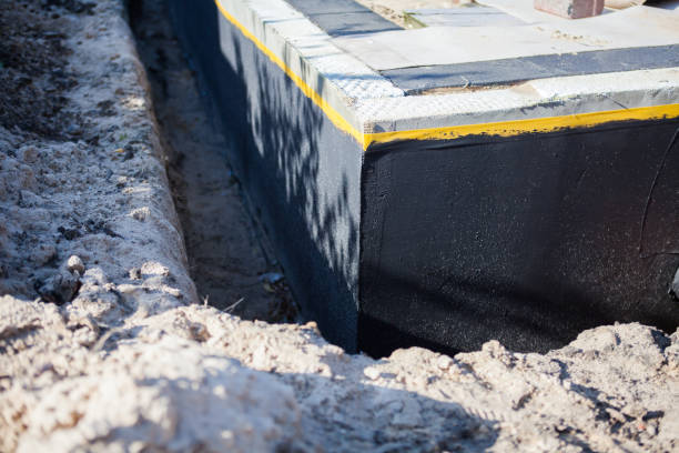 Residential Wet Basement Repair installation at a Tall Timbers, MD home by SJ Waterproofing Pros